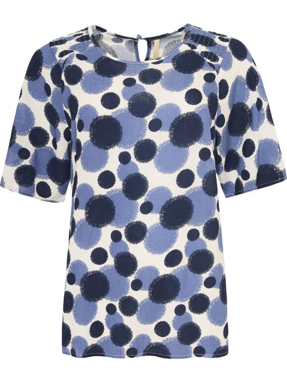 Ofelia - Ofelia Holly blå bluse Ofelia - Ofelia Holly blå bluse