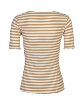 Libertè Essentiel Natalie brun kortærmet t-shirt