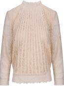 One Two Luxzuz - One Two Luxzuz Laizy creme Bluse