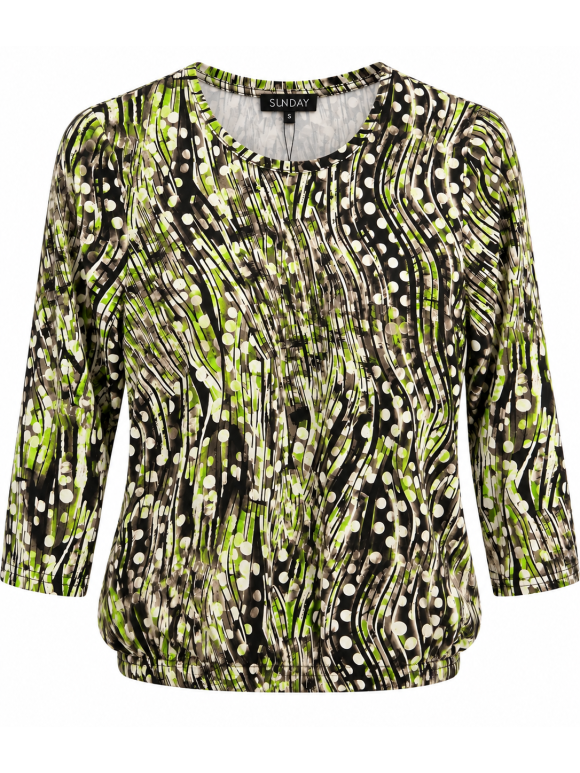 Sunday - Sunday 6681 lime Bluse Sunday - Sunday 6681 lime Bluse