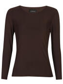 Libertè Essentiel - Libertè Essentiel brun mesh bluse Libertè Essentiel - Libertè Essentiel brun mesh bluse