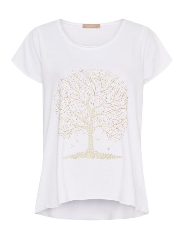 Marta Du Château - Marta Du Chateau Marie hvid træ t-Shirt