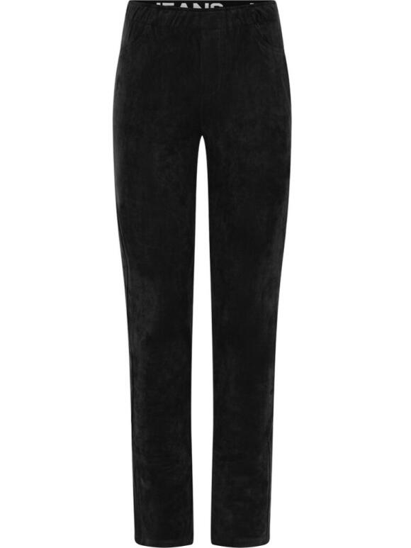 Marc Lauge - Marc Lauge Aleia sort suede leggings