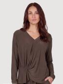 NÜ Denmark - Nü Denmark Ditte brun bluse NÜ Denmark - Nü Denmark Ditte brun bluse