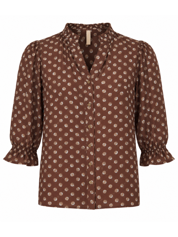 Ofelia - Ofelia Lou mocca Skjorte/bluse Ofelia - Ofelia Lou mocca Skjorte/bluse