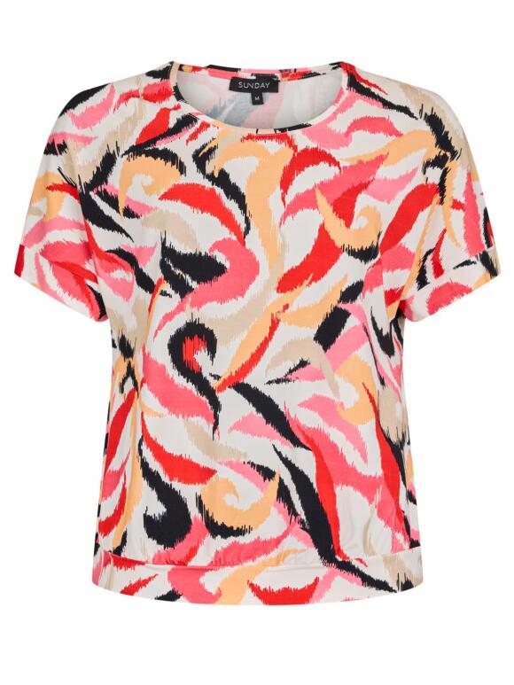 Sunday - Sunday 6240 rød Bluse Sunday - Sunday 6240 rød Bluse
