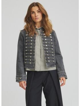 One Two Luxzuz Zantro koksgrå denim Jakke
