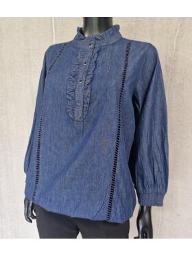 Vanting 9681 chambre denim Skjorte bluse