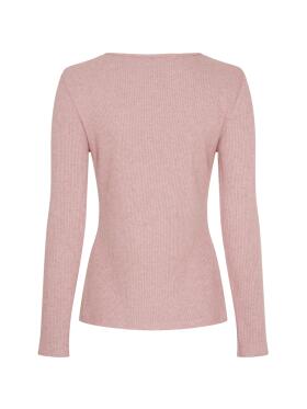 Marta Du Chateau Lunara rosa strik t-shirt