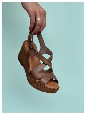 Shoedesign Copenhagen - Shoedesign Frida camel sandal
