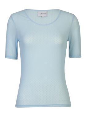 Libertè Essentiels mesh lyseblå T-Shirt