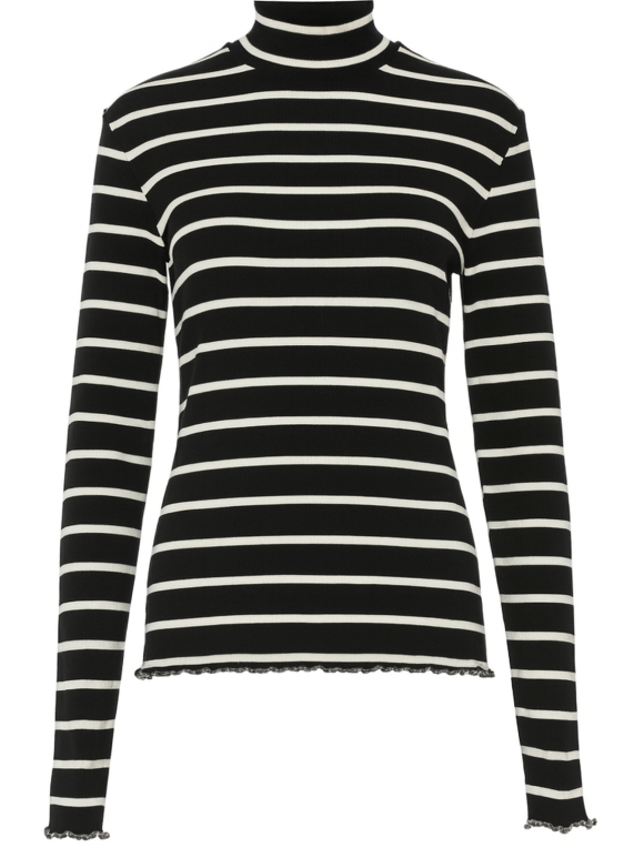 One Two Luxzuz Wollenio sort t-shirt
