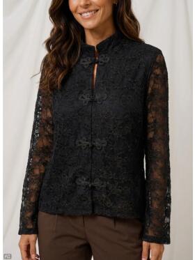 Marta Du Chateau Senecia sort Bluse Marta Du Chateau Senecia sort Bluse