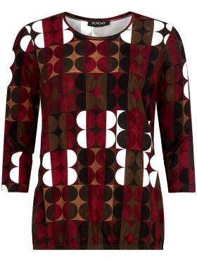 Sunday 6919 bordeaux Bluse