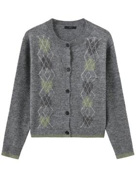 One Two Luxzuz Zazia grå cardigan