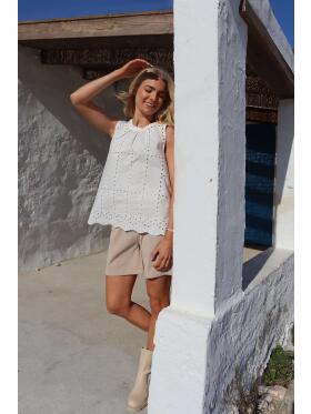 Libertè Essentiels Brody hvid Top