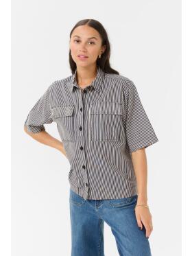 Kaffe Naya blå Skjorte 