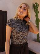 Libertè Alma Lace brun T-Shirt
