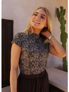 Libertè Alma Lace brun T-Shirt
