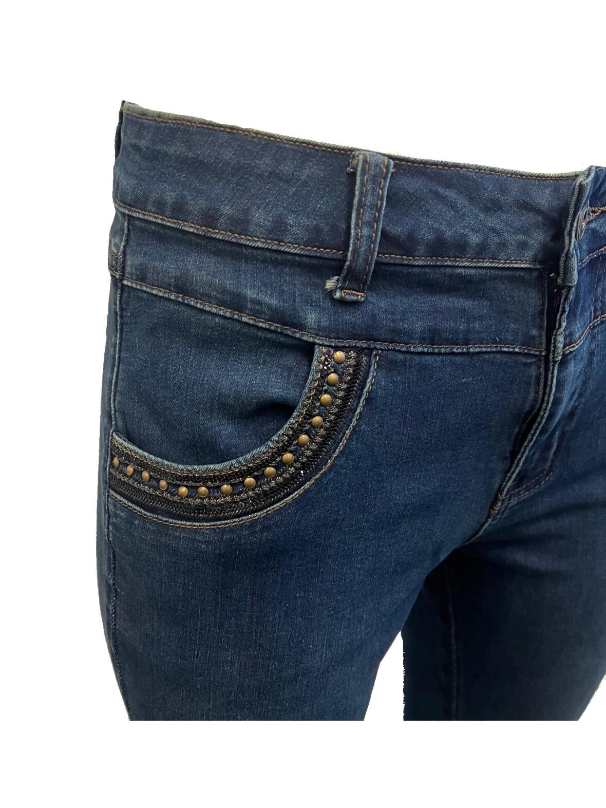 support fodspor Henstilling Marc Lauge Phil jeans med nitter - Boutique Dorthe