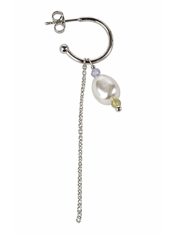 Three M - Three M 2403 sølvfarvet Ørering Three M - Three M 2403 sølvfarvet Ørering