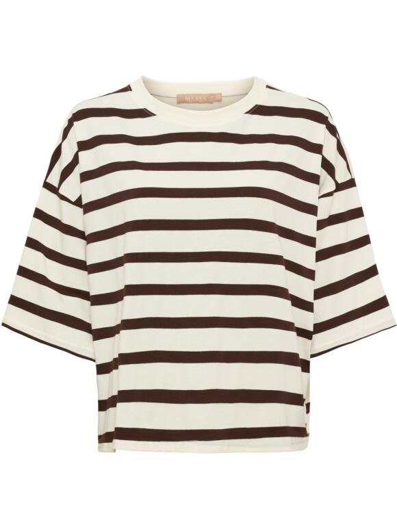 Marta Du Château - Marta Du Chateau Sage brun T-Shirt Marta Du Château - Marta Du Chateau Sage brun T-Shirt