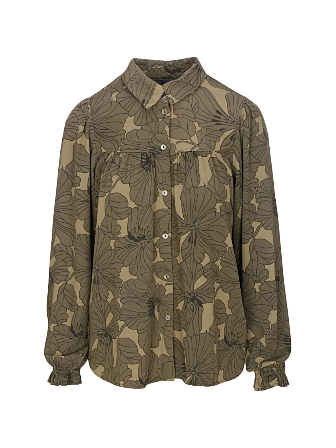 LUXZUZ // ONE TWO Wing Shirt - 767 French Roast main image 1