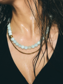 Bay by Aqua Dulce - Bay By Aqua Dulce B6956 mint Halskæde