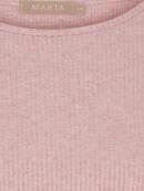 Marta Du Château - Marta Du Chateau Lunara rosa strik t-shirt Marta Du Château - Marta Du Chateau Lunara rosa strik t-shirt