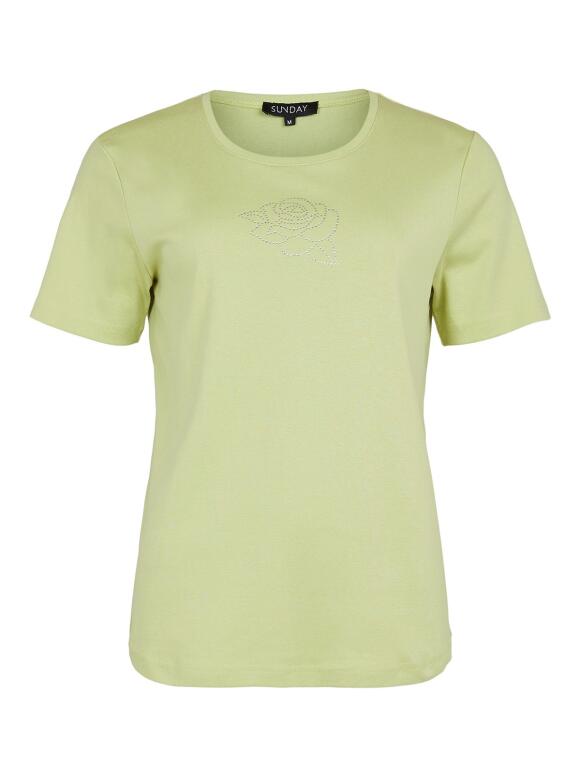 Sunday - Sunday lime bomulds t-Shirt