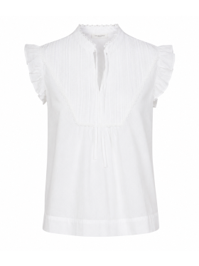 One Two Luxzuz Roxzanne hvid Bluse