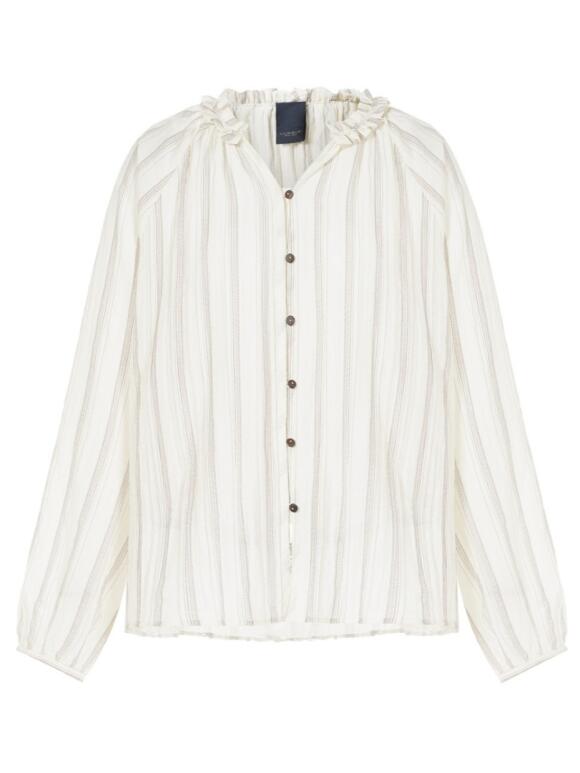 One Two Luxzuz Chalina cream Skjorte/bluse