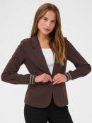 Kaffe Kinnie brun Blazer på kvindelig model