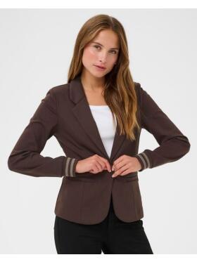 Kaffe Kinnie brun Blazer på kvindelig model