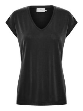 Kaffe Lise sort  t-shirt