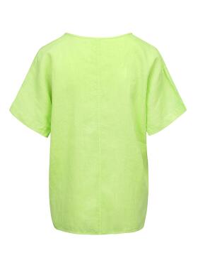 One Two Luxzuz Helily lime Bluse