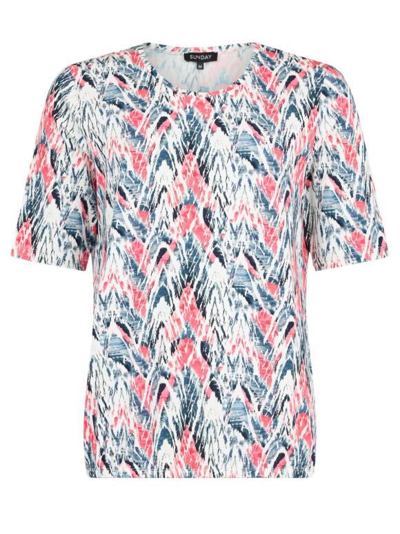 Sunday - Sunday 6043 blå Bluse Sunday - Sunday 6043 blå Bluse