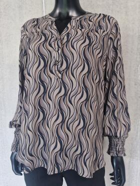 Vanting 9699 granit Skjorte bluse