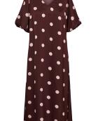 Libertè Essentiel - Liberté Essentiel Dotti aubergine kjole