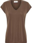 Kaffe - Kaffe Lise brun t-shirt