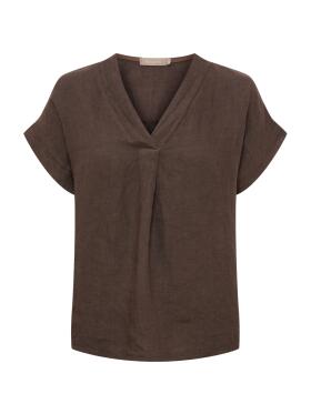 Marta Du Chateau Bellisima brun Bluse Marta Du Chateau Bellisima brun Bluse