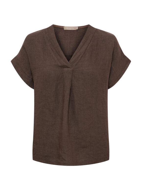Marta Du Château - Marta Du Chateau Bellisima brun Bluse Marta Du Château - Marta Du Chateau Bellisima brun Bluse
