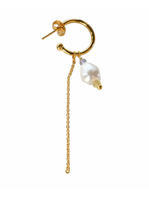 Three M - Three M 2403 guldfarvet Ørering Three M - Three M 2403 guldfarvet Ørering