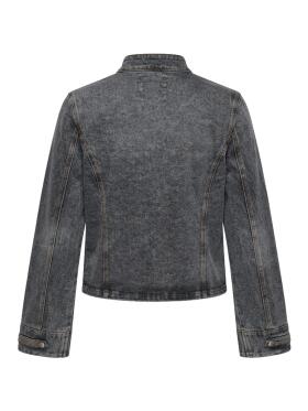 One Two Luxzuz Zantro koksgrå denim Jakke
