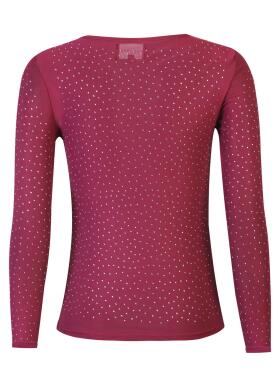 Libertè Sparkle bordeaux Bluse