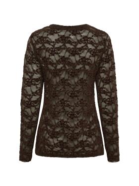 Marta Du Chateau Primula brun Bluse Marta Du Chateau Primula brun Bluse