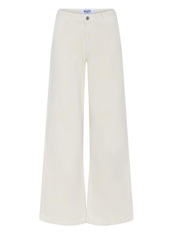 Marc Lauge - Marc Lauge Chino offwhite baby fløjls Bukser