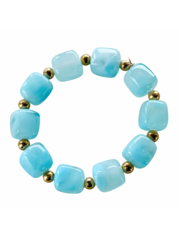 Three M - Three M 2605 lyseblå Armbånd Three M - Three M 2605 lyseblå Armbånd