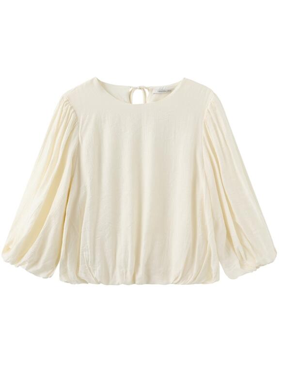 One Two Luxzuz - One Two Luxzuz Leis offwhite bluse