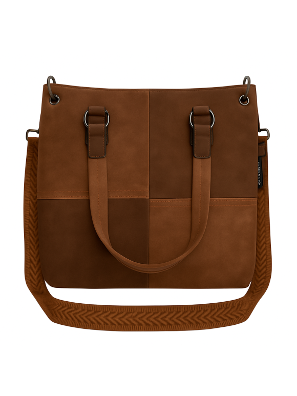 Lisbeth Merrild brun shopper taske